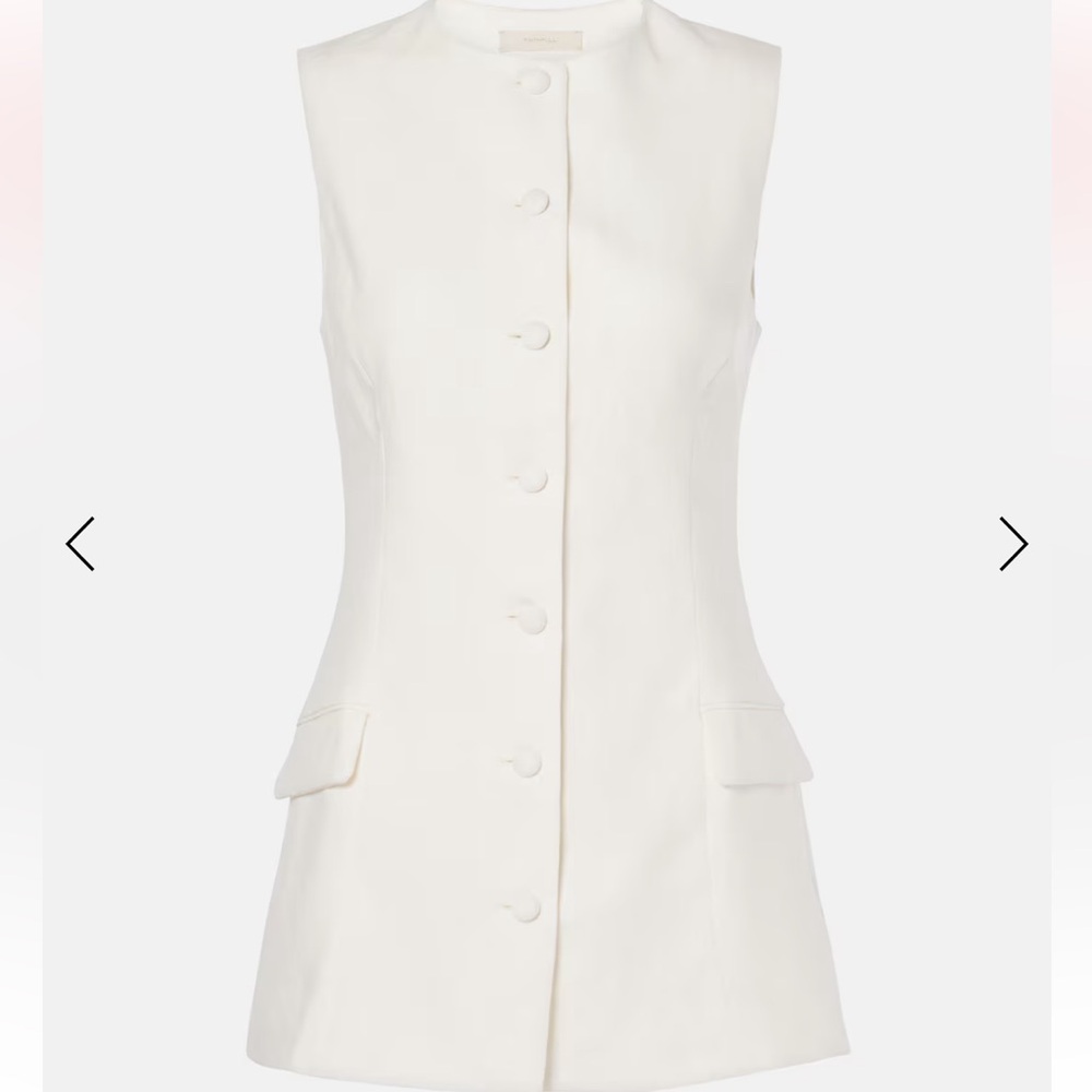 Faithfull the Brand White Jane Vest